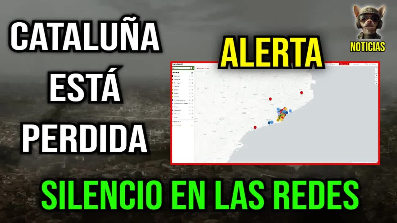 ALERTA MÁXIMA EN BARCELONA MAPA REVELA MUY MALAS NOTICIAS jrentrecomillas